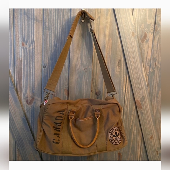 Olive green/Brown Men's Bag - Picture 1 of 8